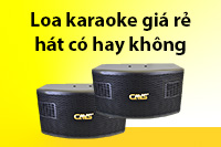 Loa karaoke giá rẻ hát có hay không ?
