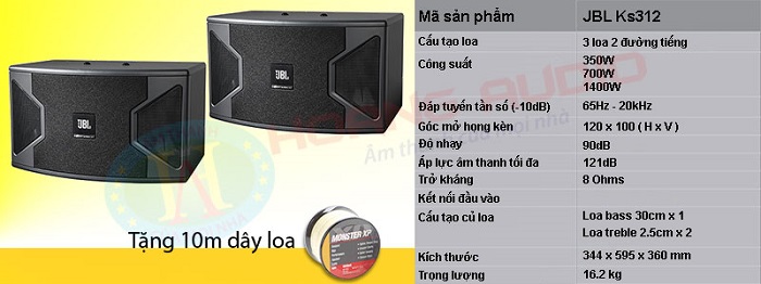 loa jbl ks 312 - thiết bị karaoke bán chạy nhất hiện nay